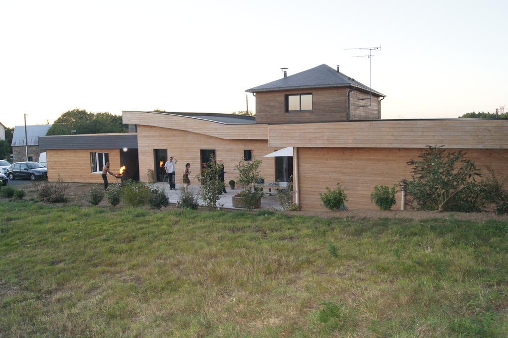 Maison En Ossature Bois Plaintel ภายนอก รูปภาพ